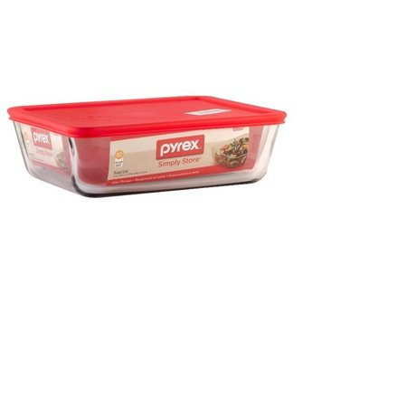 PYREX Pyrex Rct W/Lid Red 11C 1075451